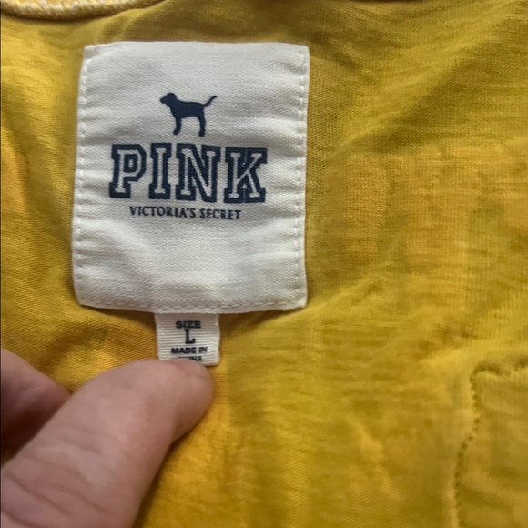 Victoria's Secret Pink Yellow Top - Picture 2 of 3